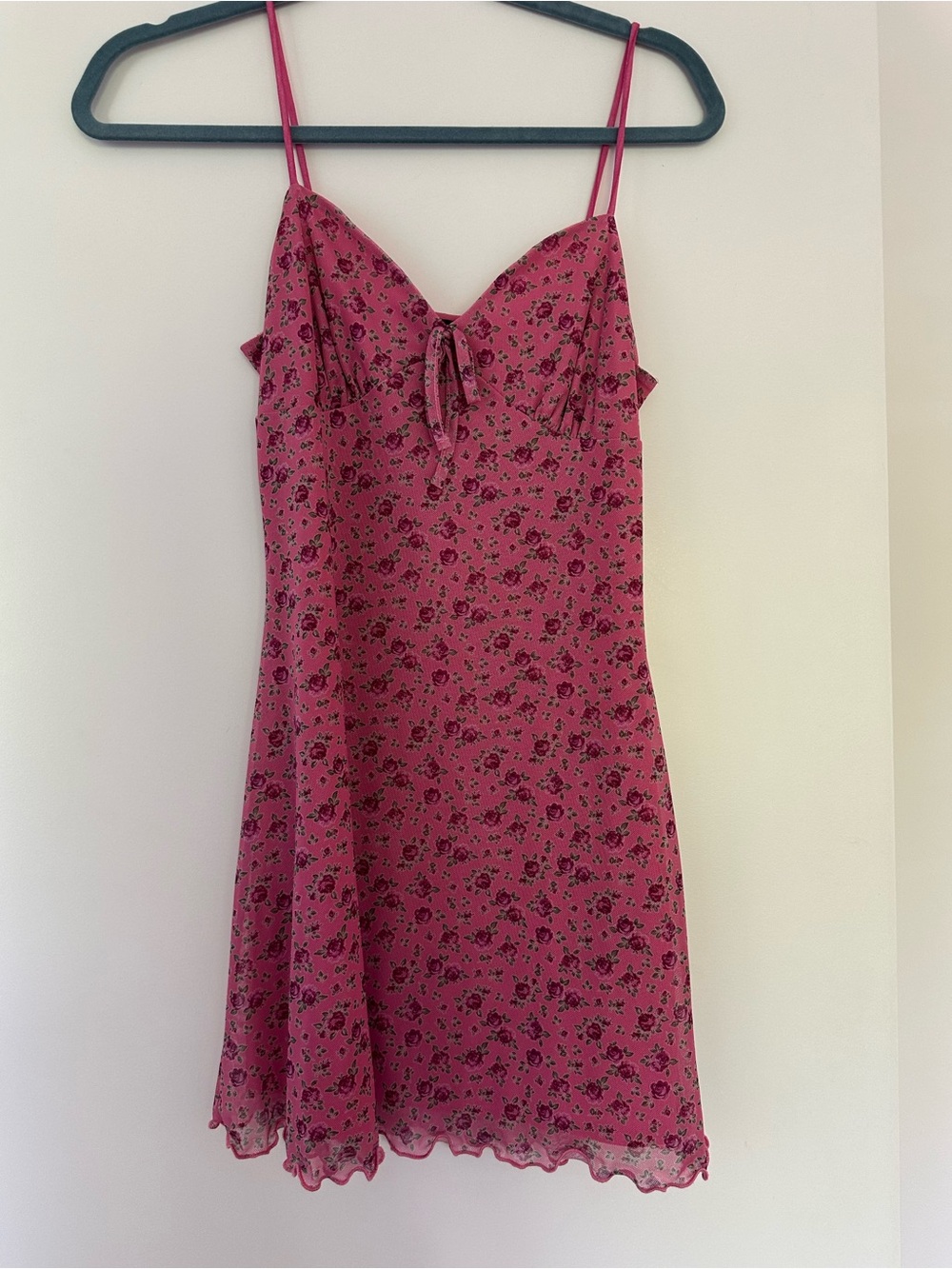 Urban Outfitters Floral Spaghetti Strap Slip Dress